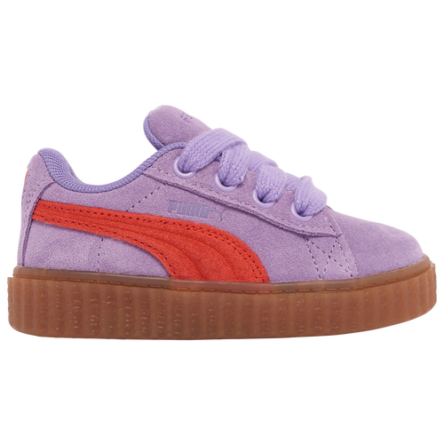 

PUMA Girls PUMA x FENTY Creeper Phatty - Girls' Toddler Basketball Shoes Burnt Red/Gum/Lavender Alert Size 7.0