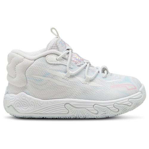 

PUMA Boys PUMA MB.03 Iridescent - Boys' Toddler Basketball Shoes Puma White/Pink Delight Size 10.0