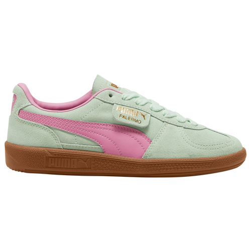 

Girls PUMA PUMA Palermo - Girls' Grade School Shoe Brown/Green/Pink Size 06.0