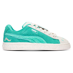 Girls' Preschool - PUMA Suede XL Squishmallows Winston - White/Blue