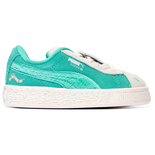 

PUMA Girls PUMA Suede XL Squishmallows Winston - Girls' Toddler Basketball Shoes Snow/Elektro Pool Size 9.0