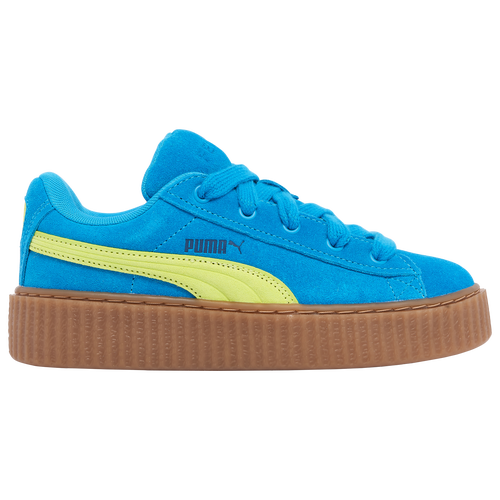 

PUMA Girls PUMA x FENTY Creeper Phatty - Girls' Grade School Basketball Shoes Speed Blue/Lime Pow/Gum Size 4.0