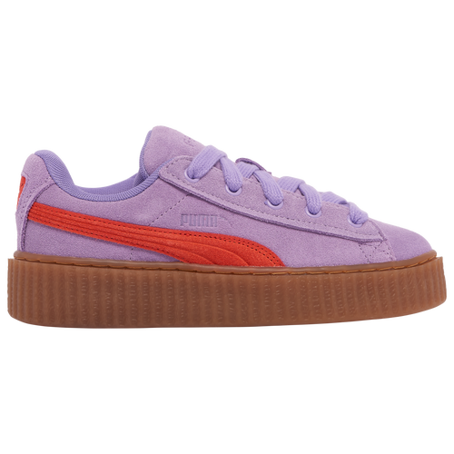 

PUMA Girls PUMA x FENTY Creeper Phatty - Girls' Grade School Basketball Shoes Gum/Lavender Alert/Burnt Red Size 05.5