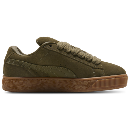 Puma suede platform green on sale