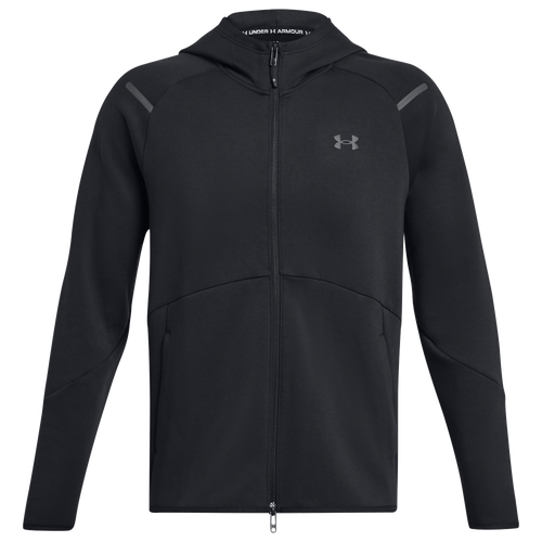 

Under Armour Mens Under Armour Unstoppable Fleece Full-Zip Hoodie - Mens Black/Black Size XXL