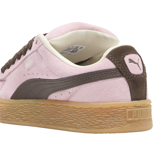 Puma Girls Suede XL Skate Basketball Shoes Brown Pink Size 05.5