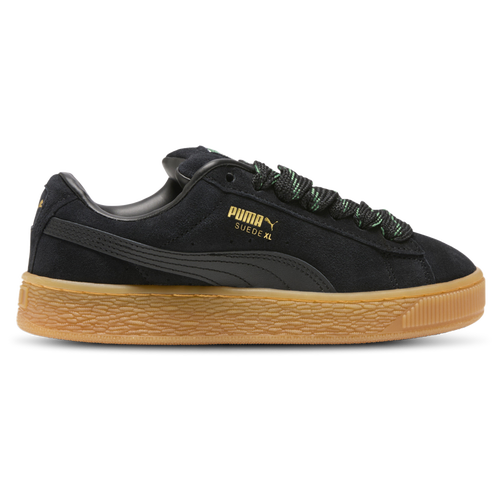 

PUMA Boys PUMA Suede XL Skate - Boys' Grade School Basketball Shoes Black/Brown Size 04.0