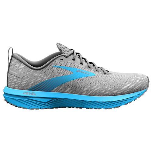 Brooks Men's Revel 6 Running Shoes In Grey/blue