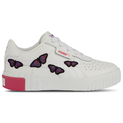 Shop Puma Girls Preschool   Cali Butterfly In White/pink