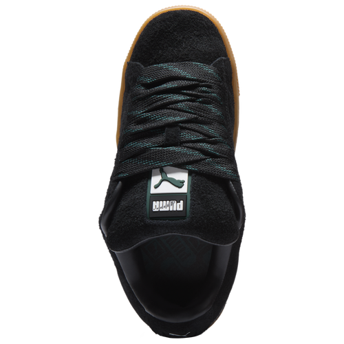 Puma suede black gum womens best sale