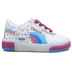Girls' Toddler - PUMA Cali Gabby's Dollhouse - Puma White/Magenta Gleam/Silver Mist
