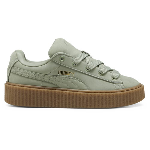 

PUMA Womens PUMA Fenty Creeper Phatty - Womens Basketball Shoes Green/Gum Size 5.5