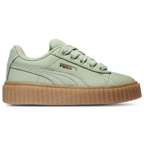 

Girls Preschool PUMA PUMA Fenty Creeper Phatty - Girls' Preschool Shoe Tan/Gold/Green Size 02.0