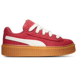 Girls' Grade School - PUMA Creeper Phatty Corduroy - Warm White/Club Red/Gum