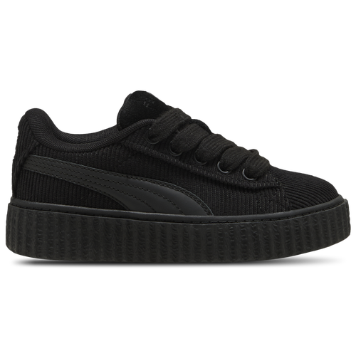 Shop Puma Girls Preschool   Creeper Phatty Corduroy In Black/gold