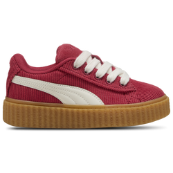 Girls' Preschool - PUMA Creeper Phatty Corduroy - Club Red/Warm White/Gum