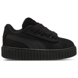 Girls' Toddler - PUMA Creeper Phatty Corduroy - Black/Gold