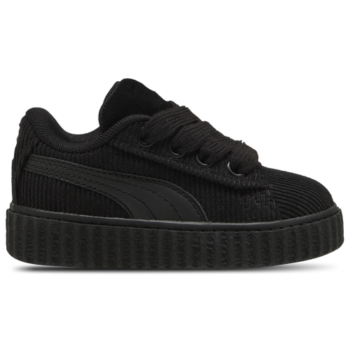 

PUMA Girls PUMA Creeper Phatty Corduroy - Girls' Toddler Basketball Shoes Black/Gold Size 6.0