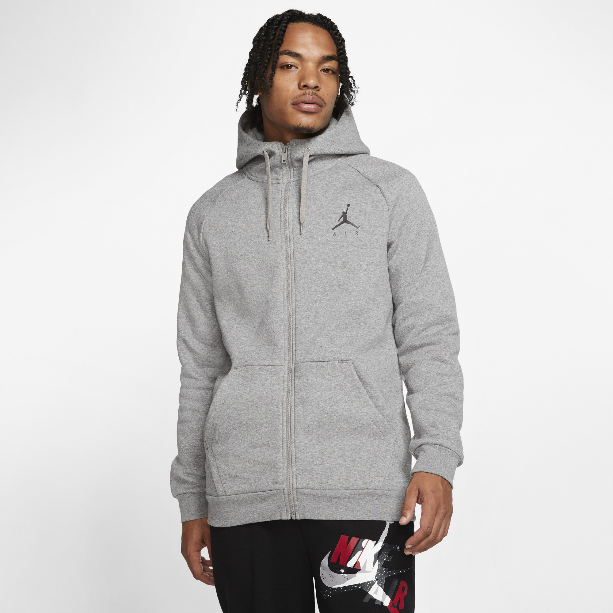 jordan classic full zip fleece hoodie