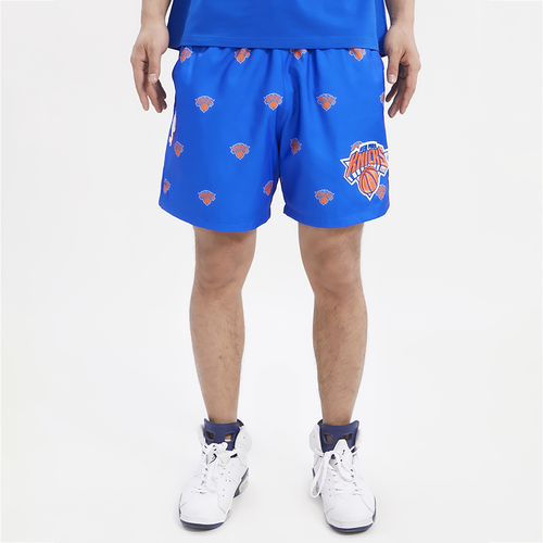 

Pro Standard Mens Pro Standard Knicks Mini Logo Woven Shorts - Mens Royal/Royal Size M