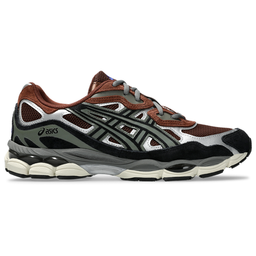 

ASICS Mens ASICS® GEL-NYC - Mens Running Shoes Black/Brown/Silver Size 10.5