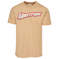 Men's - Gratitude Chicago Retro T-Shirt - Beige/Red/Grey