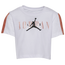 Jordan T-Shirt - Girls' Preschool White/Pink
