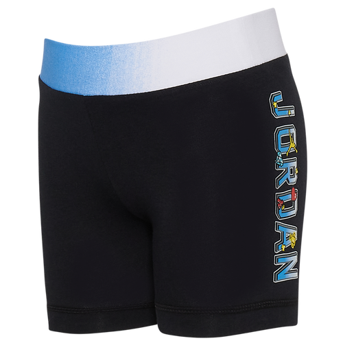 

Jordan Girls Jordan Childrens Day Bike Shorts - Girls' Preschool Black/Blue Size 6X