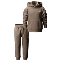 Boys' Preschool - New Balance 2 Piece Fleece Set with Joggers - Mushroom