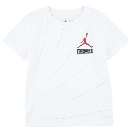 

Boys Jordan Jordan AJ 12 Crafted Tee - Boys' Toddler White/Black Size 3T