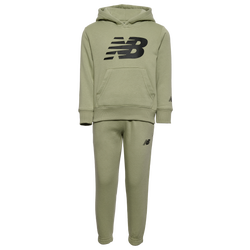 Boys' Preschool - New Balance Fleece Set - Garter Snake/Black