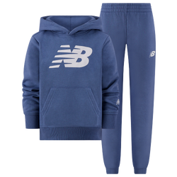 Boys' Preschool - New Balance Fleece Set - Shoreline/White