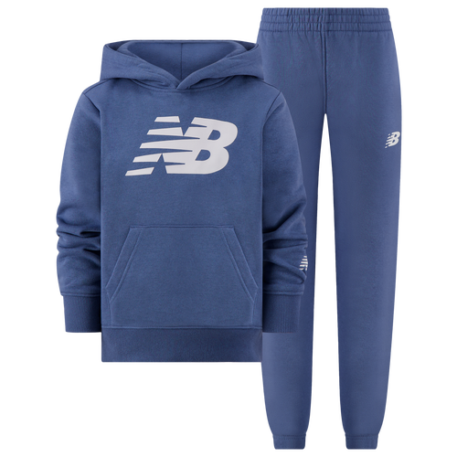 New Balance Boys Preschool   Fleece Set In Blue