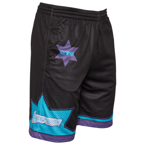 

Gratitude Chicago Mens Gratitude Chicago Retro Mesh Basketball Shorts - Mens Black/Blue Size S