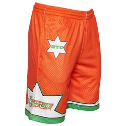 Men's - Gratitude Chicago Retro Mesh Basketball Shorts - Orange/Green