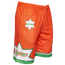 Gratitude Chicago Retro Mesh Basketball Shorts - Men's Orange/Green