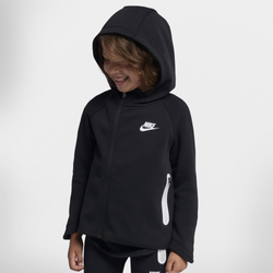 Girls' Preschool - Nike NSW Tech Fleece FZ Hoodie	 - Black/Black