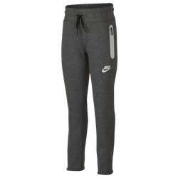 Girls' Preschool - Nike NSW Tech Fleece Pants - Carbon Heather/Black