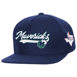 Adult - Mitchell & Ness Mavericks Oversweep Snap Cap - Navy