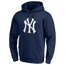Fanatics Yankees Official Logo Pullover Hoodie - Men's Navy