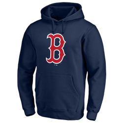 Men's - Fanatics Red Sox Official Logo Pullover Hoodie - Navy