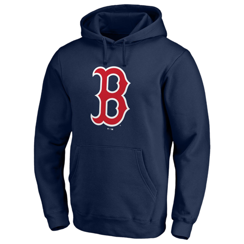 

Fanatics Mens Boston Red Sox Fanatics Red Sox Official Logo Pullover Hoodie - Mens Navy Size M