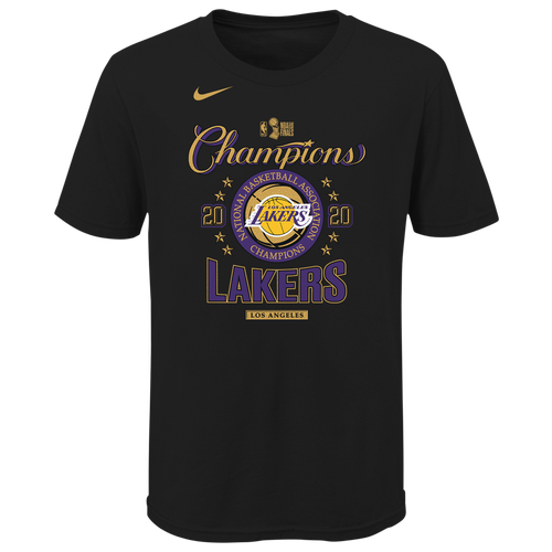 NIKE BOYS LOS ANGELES LAKERS NIKE LAKERS LOCKER ROOM T-SHIRT