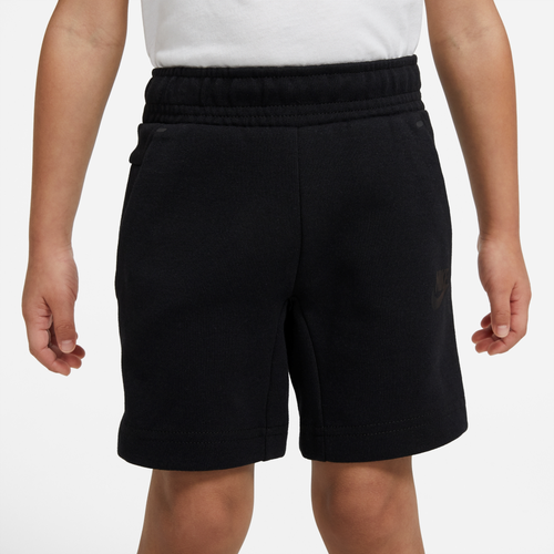Nike Sportswear Tech Fleece Big Kids' (boys') Shorts In Black/white ...