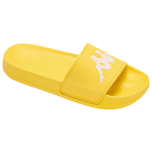 

Kappa Boys Kappa Banda Adam Slides - Boys' Grade School Shoes Yellow/White Size 05.0