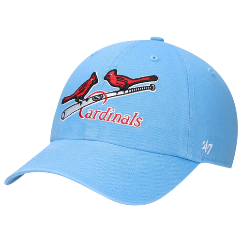 

47 Brand Mens 47 Brand Reds Cooperstown Collection Adjustable Cap - Mens Light Blue/Blue Size One Size