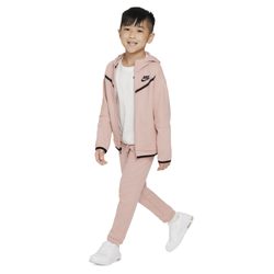 Girls' Preschool - Nike NSW Tech Fleece Set - Pink Oxford/Black