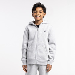 Boys' Grade School - New Balance Classic Full-Zip Fleece - Grey Heather