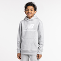 New Balance Classic Fleece Hoodie - New Balance Grey Heather/White