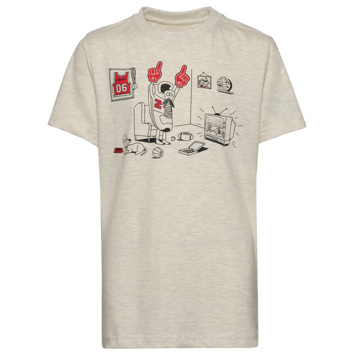 New Balance Boys   Mascot Graphic T-shirt In Neutral